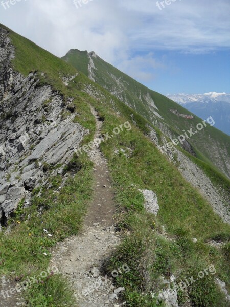 Höhenweg Brienzer Rothorn Hike Hiking Path