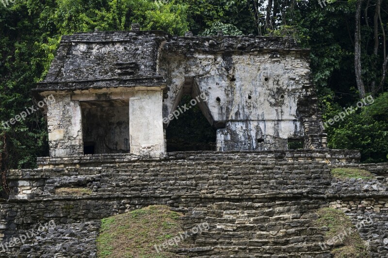 Yaxilan Chiapas Mexico Maya Ruins