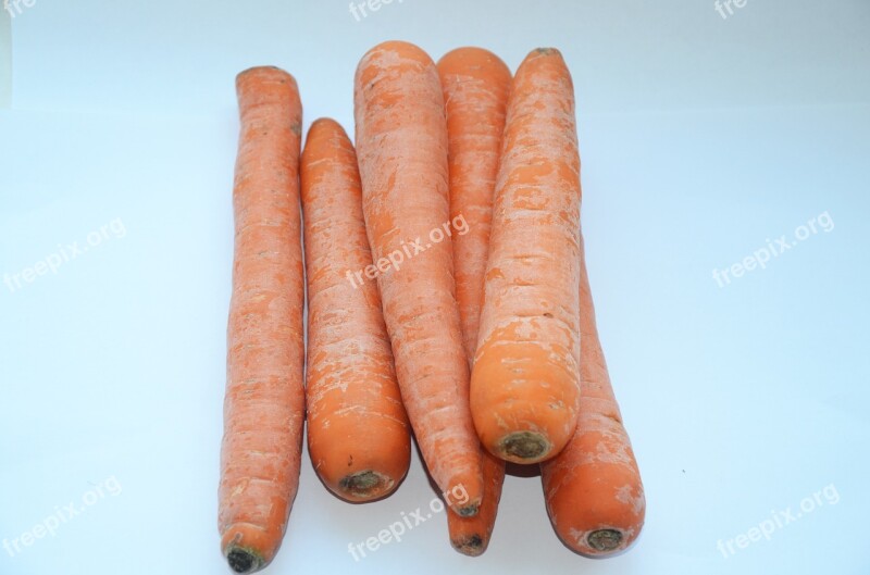 Carrot Vegetable Use Vitamins Orange