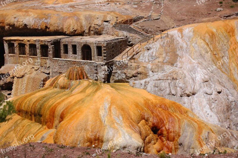 Sulphur Puente Del Inca Mendoza Argentina Yellow