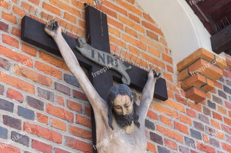 The Crucified Christ The Crucifixion Stations Of The Cross Easter Wooden Cross