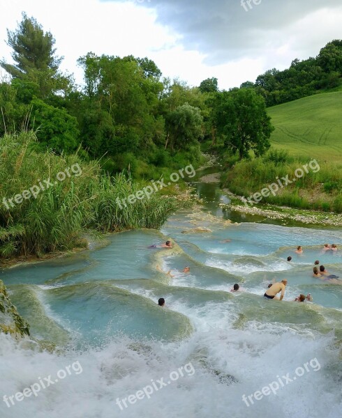 Saturnia Tuscany Hot Spa Italian