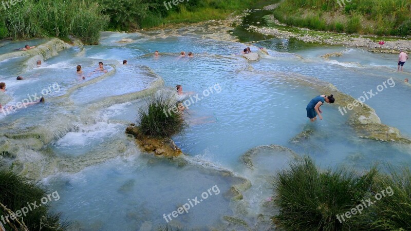 Saturnia Tuscany Hot Spa Italian