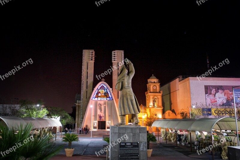 Night Church Monuments Buildings Temples