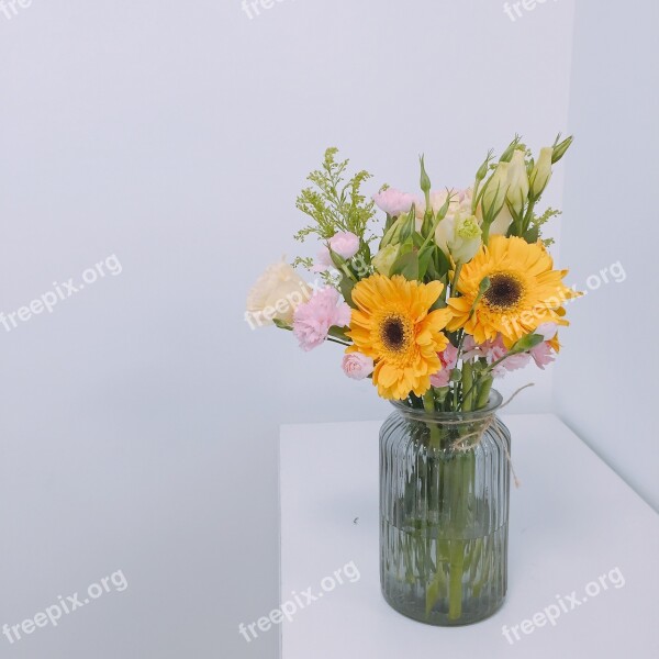 Simple Collocation Flower Arrangement Flowers Free Photos