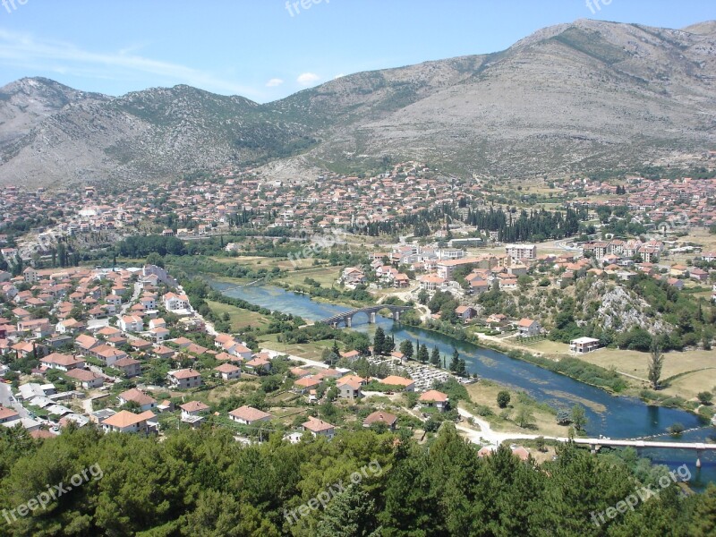 Trebinje Leotar Bosnia City Cityscape