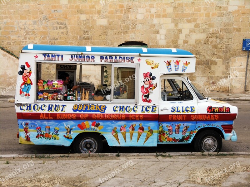 Ice Cream Ice Ice Cream Van Ice Cream Sales Gelaterie