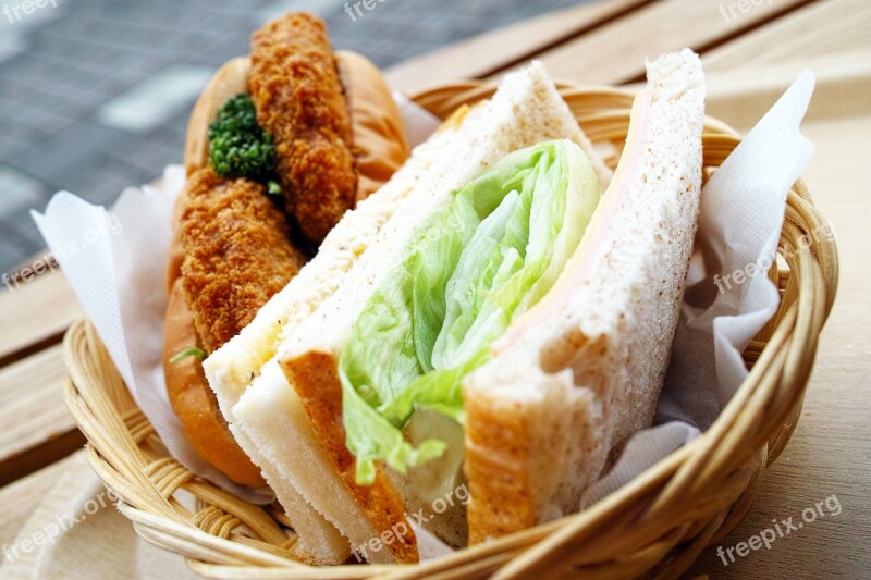 Western Bread Sandwich Basket Croquettes