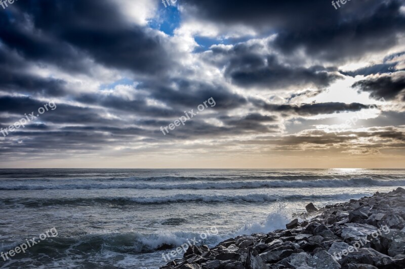 Sunrise Beach Stones Primorsko Bulgaria