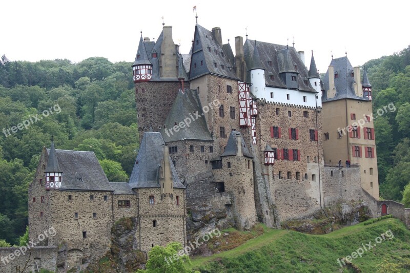 Castle Building Middle Ages Knight's Castle Burg Eltz