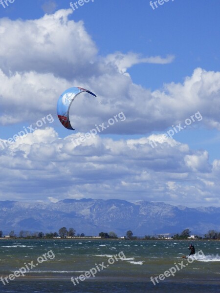 Sky Surf Extreme Sport Water Sport Wind Sea