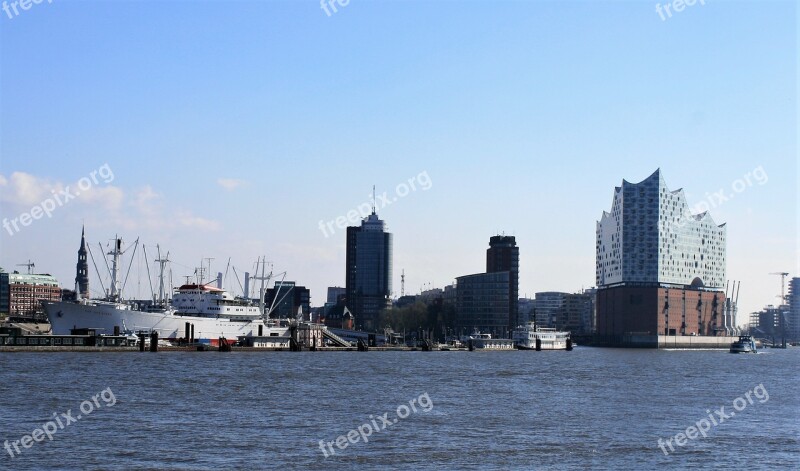 Hamburg Elbe Elbe Philharmonic Hall Building Architecture