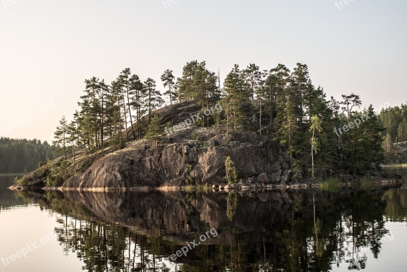 Saimaa Puumala Island Landscape Summer