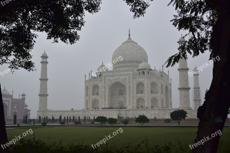 India Agra Taj Mahal Tomb Monument