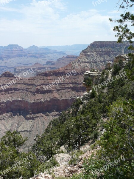 Grand Canyon Nature Rock Tourism Free Photos