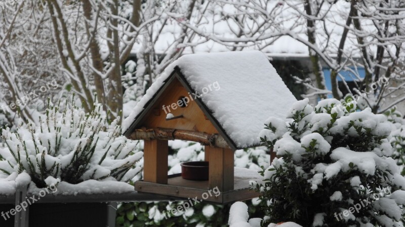 Aviary Snow Bird Snowy Bird Feeder