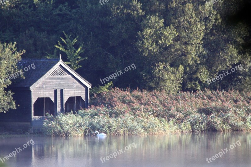 Lake Boathouse Water Outdoor Cabin