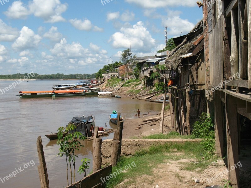 Yurimaguas River River Bank Free Photos