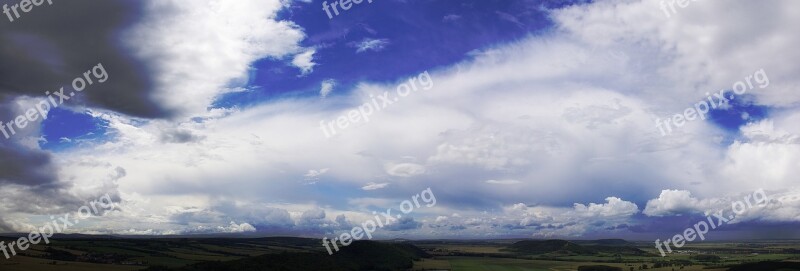 Clouds Sky Blue Landscape Clouds Form