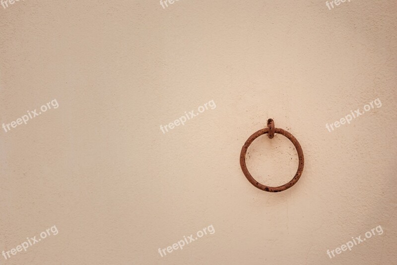 Wall Ring Old Antique Texture