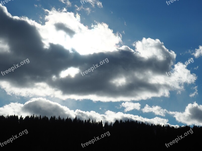 Clouds Sun Behind The Clouds Sky Sun Nature