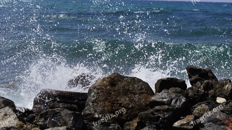 Nastogadka Sea Rocks The Coast Water