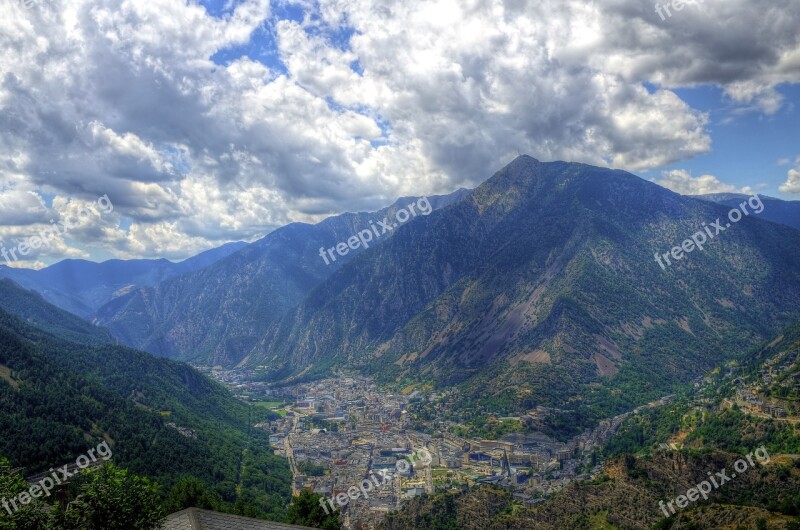 La Vella Andorra Mountains Pyrenees Glen