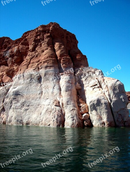 Lake Powell Canyon Water Usa Arizona