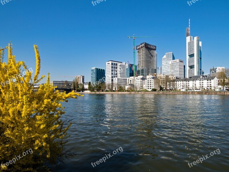 Frankfurt Main Hesse Germany Main Banks