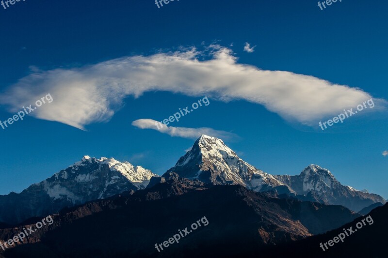 Himalaya Annapurna Travel Nepal Landscape