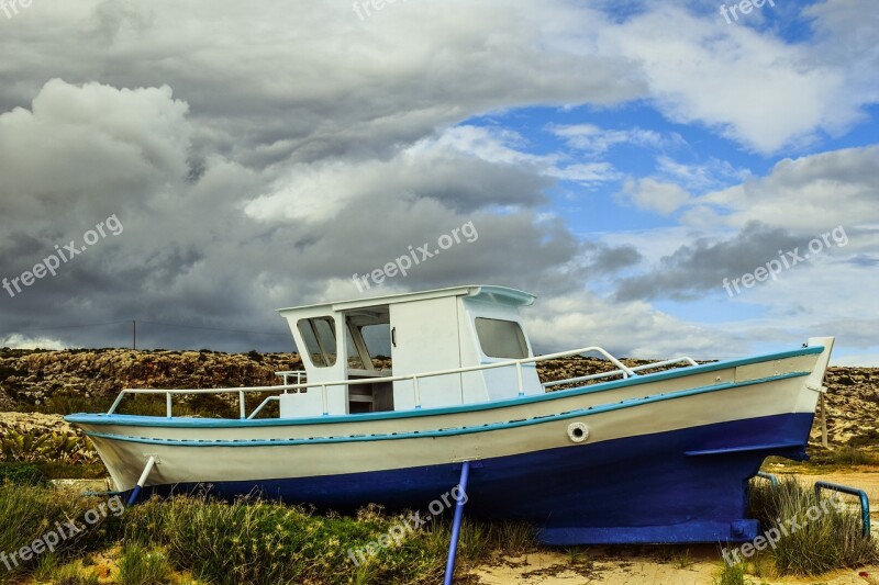 Boat Grounded Decorative Traditional Tradition