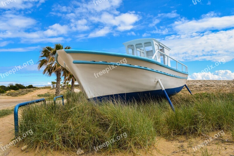 Boat Grounded Decorative Traditional Tradition