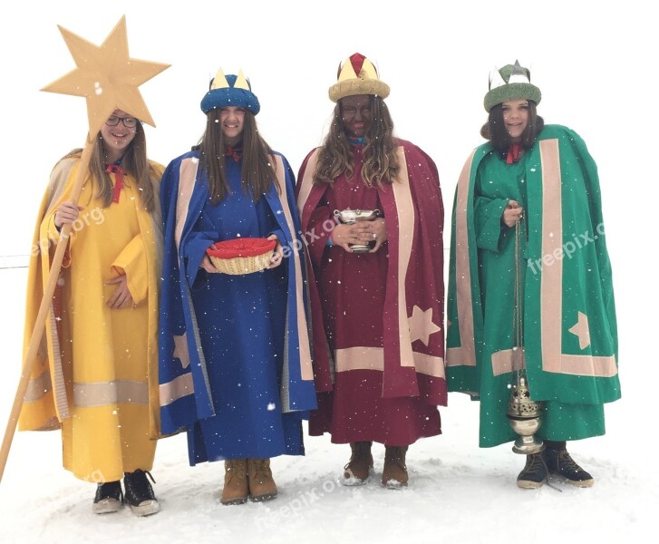 Holy Three Kings Holiday Costumes Panel Customs