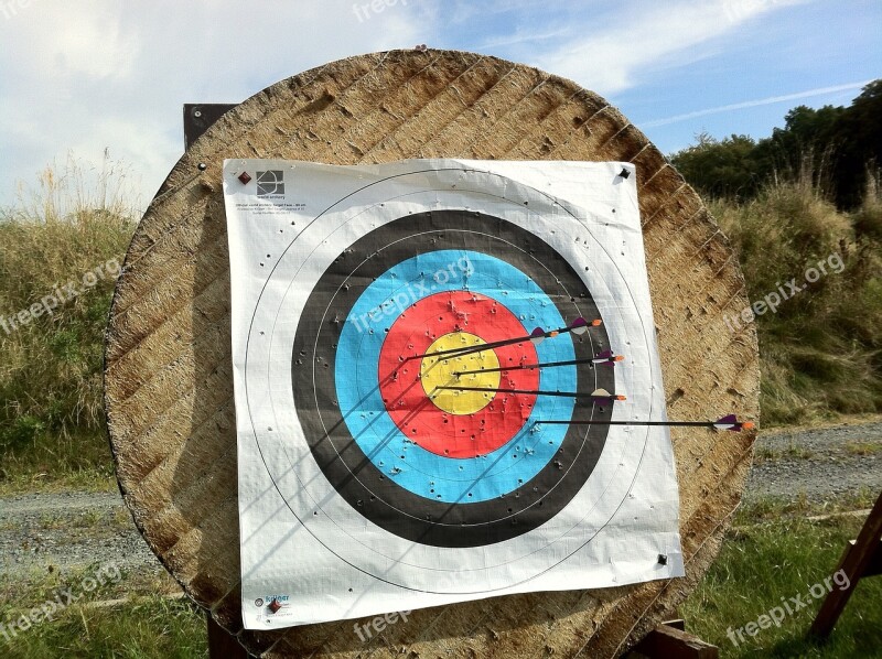 Archery Bogensport Target Arrows Arch