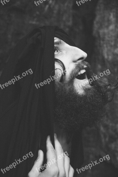 Beard Prayer Delight Monk Mantra