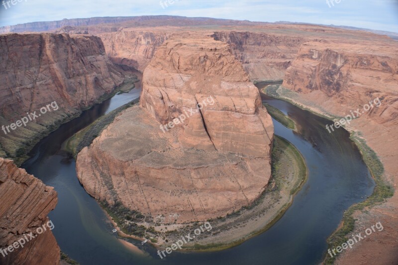 Horseshoe Bend Grand Canyon Usa River Free Photos