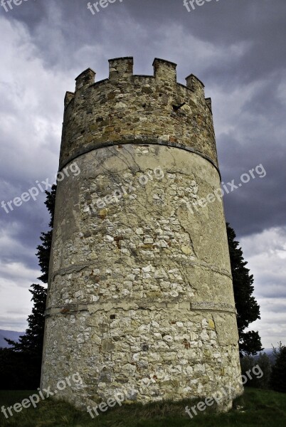 Tower Old Italy High Stone