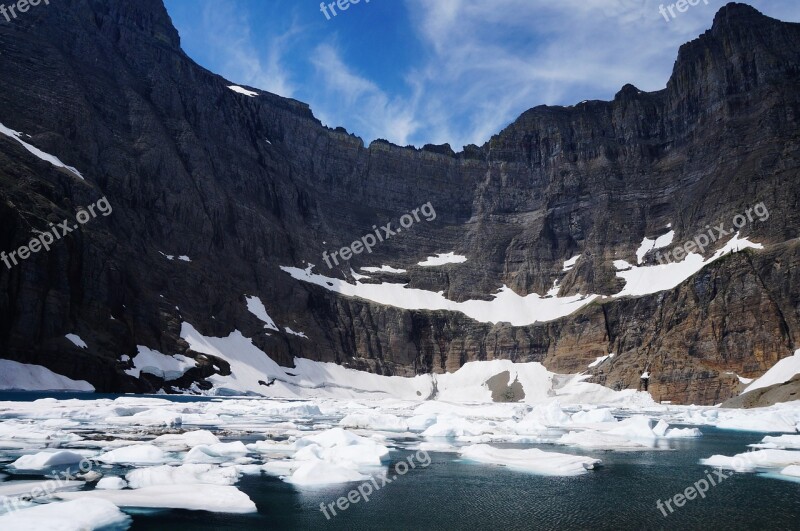 America Usa Montana Glacier National