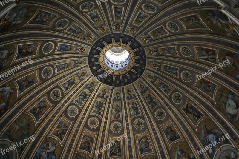 Italy Vatican Basilica Dome Architecture