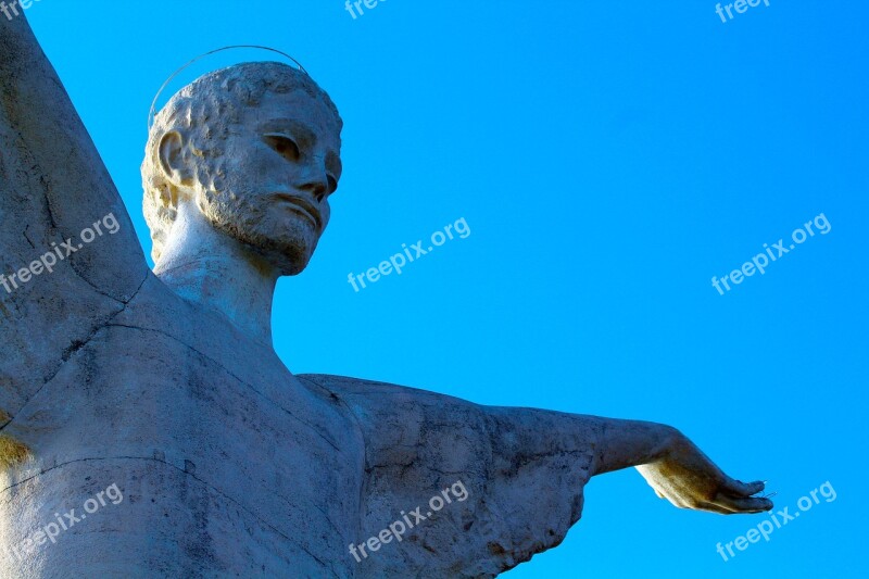 Christ Momunento Basilicata Maratea Italy