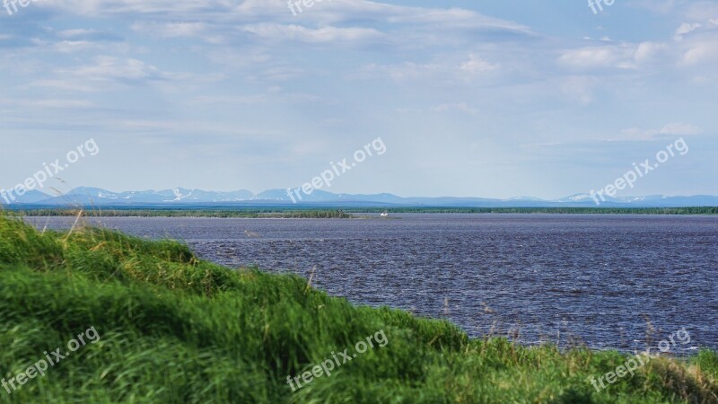 North Salekhard Ob Horizon Sky