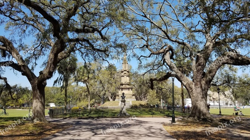 Forsyth Park Savannah Ga Landmark Scenic Tourism