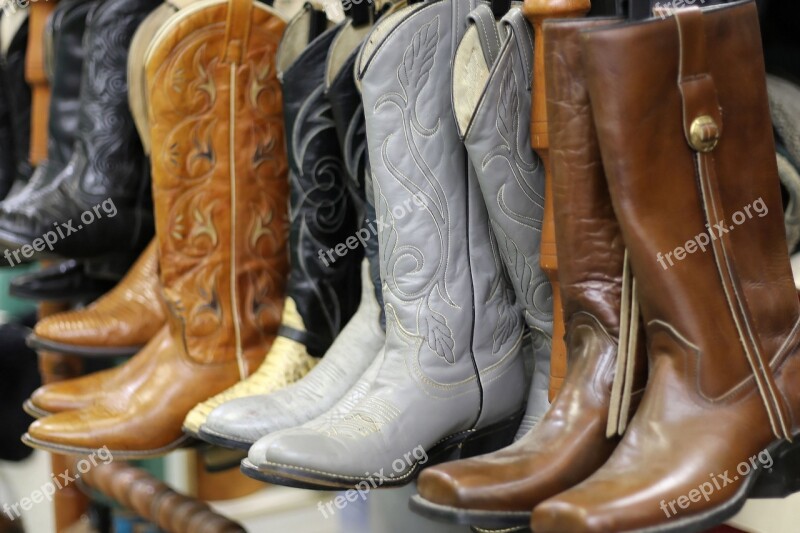 Boots Cowboy Boots Western Leather Cowboy