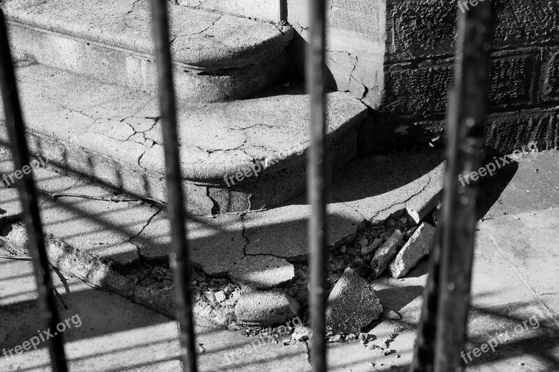 Staircase Decrepitude Grids Markets Free Photos