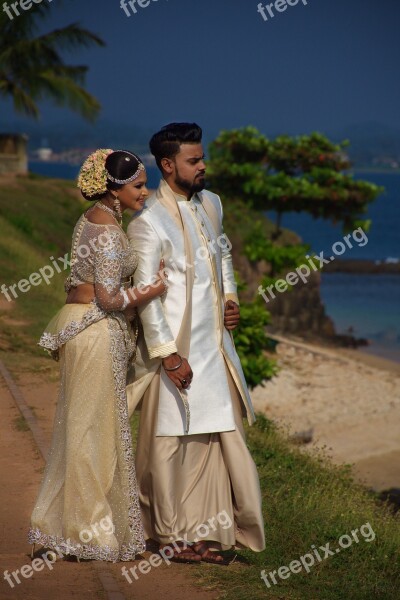 Wedding A Couple Of Beach Srilanka Love