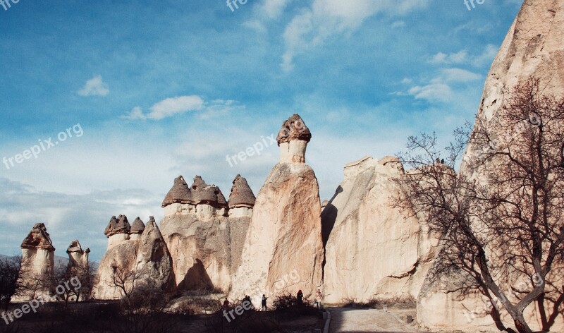 Nevsehir Cappadocia Bell Fairy Chimneys Landscape