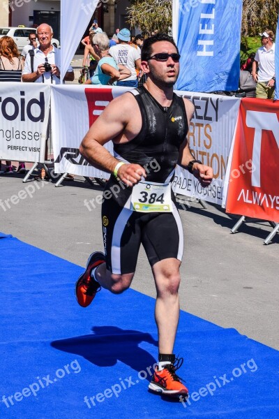 Triathlon Sport Competition Athlete Race