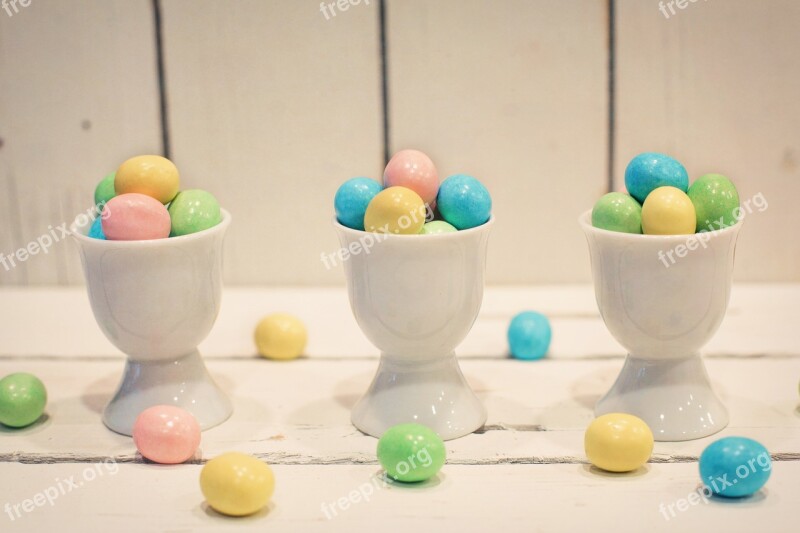 Easter Candy Pastels Eggs Candy Eggs