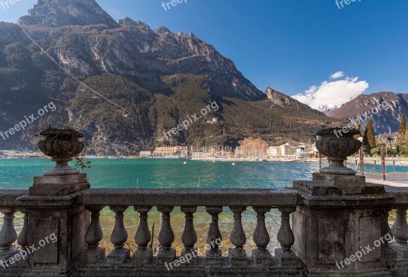 Lake Vista Balcony Landscape Italy