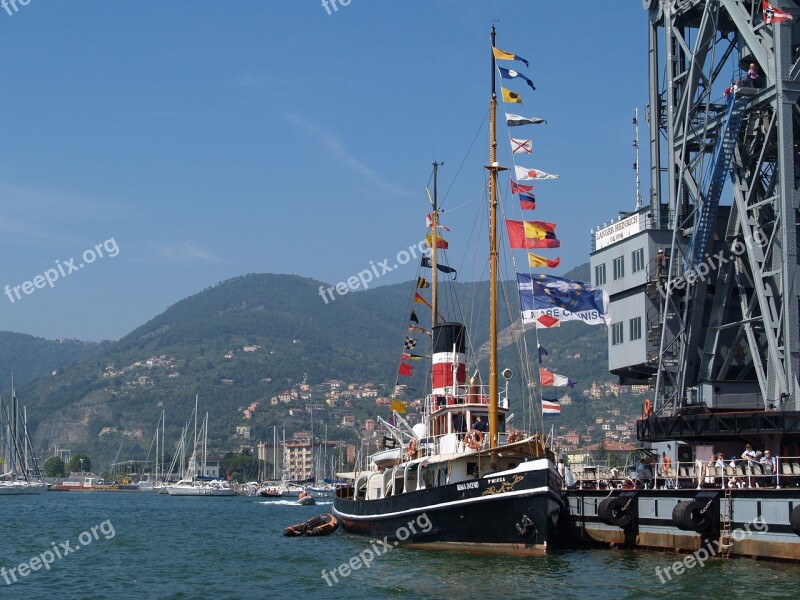 Boat Port Italy Mediterranean Bulwark